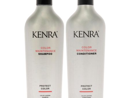 Kenra Color Maintenance Shampoo and Conditioner Kit by Kenra for Unisex - 2 Pc Kit 10.1oz Shampoo, 10.1 Conditioner Cheap