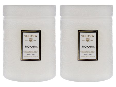 Voluspa Mokara - Small Kit by Voluspa for Unisex - 2 x 5.5 oz Candle on Sale