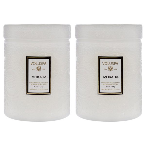 Voluspa Mokara - Small Kit by Voluspa for Unisex - 2 x 5.5 oz Candle on Sale