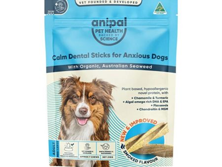 Anipal Calm Dental Sticks for Anxious Dogs Smoked Flavour 210g Online now