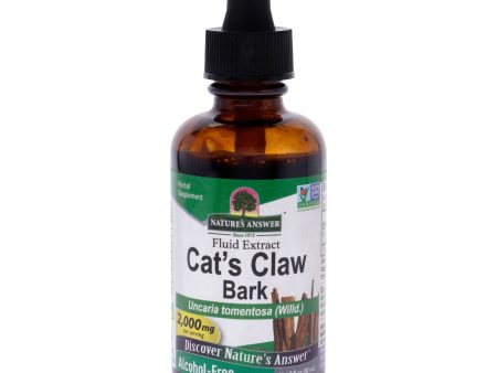 Natures Answer Cats Claw Bark - 2000mg by Natures Answer for Unisex - 2 oz Dietary Supplement Discount