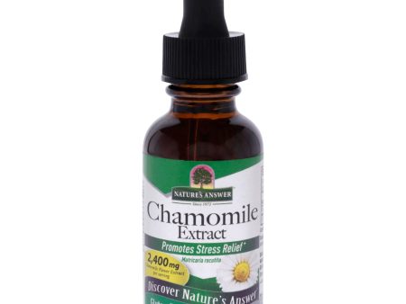 Natures Answer Chamomile Extract AF - 2400mg by Natures Answer for Unisex - 1 oz Dietary Supplement Online Hot Sale