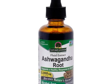 Natures Answer Ashwagandha Root AF - 2000mg by Natures Answer for Unisex - 2 oz Dietary Supplement on Sale