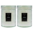 Voluspa White Cypress - Small by Voluspa for Unisex - 5.5 oz Candle - Pack of 2 For Discount