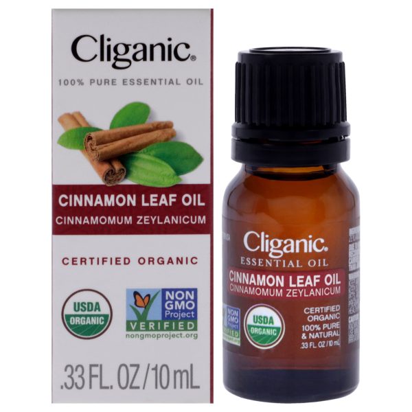 Cliganic Organic Cinnamon Leaf by Cliganic for Unisex - 0.33 oz Oil Discount