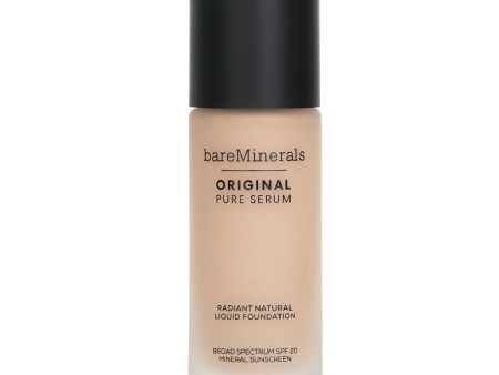 BareMinerals Original Pure Serum Radiant Natural Liquid Foundation Mineral SPF 20 - # Fair Neutral 1.5  30ml 1oz Cheap