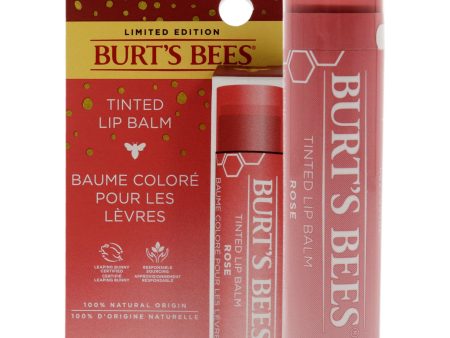 Burt s Bees Tinted Lip Balm - Rose by Burts Bees for Unisex - 0.15 oz Lip Balm (Limited Edition) on Sale