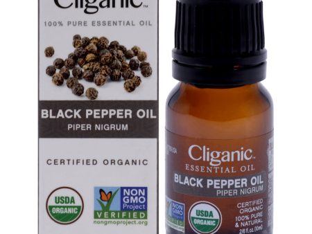 Cliganic Organic Black Pepper by Cliganic for Unisex - 0.33 oz Oil Fashion