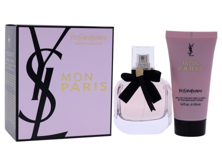 Yves Saint Laurent Mon Paris by Yves Saint Laurent for Women - 2 Pc Gift Set 1.6oz EDP Spray, 1.6oz Perfumed Body Lotion Online Hot Sale