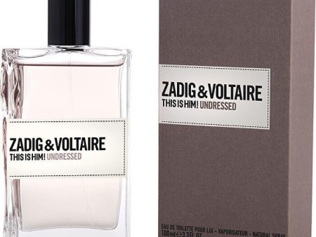 Zadig & Voltaire This Is Him! Undressed Eau De Toilette Spray 100ml 3.4oz For Sale