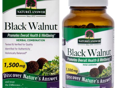 Natures Answer Black Walnut - 1500mg by Natures Answer for Unisex - 90 Count Capsules Fashion