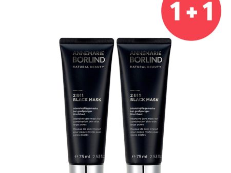 Annemarie Borlind ?Buy 1 Get 1?2 In 1 Black Mask - Intensive Care Mask For Combination Skin with Large Pores  (Add ONE to Cart and get TWO)  75ml 2.53oz Discount