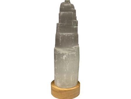 Alternative Distribution Selenite Lamp Mini Mountain with LED Base 15cm Supply